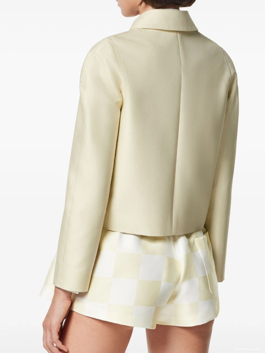 Cheap jacket silk-blend Women cropped Versace 0712